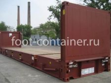 Контейнер-платформа 40 футов со складывающимися боковыми стенками (40′ Flat Rack | 40′ FR) НОВЫЙ Контейнер-платформа 40 футов со складывающимися боковыми стенками (40′ Flat Rack | 40′ FR) НОВЫЙ